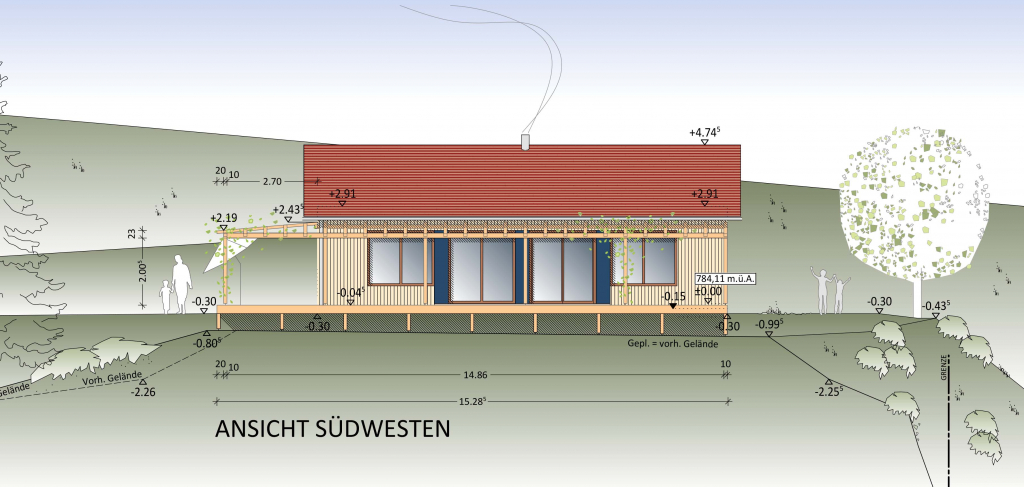 Terrasse im Südwesten