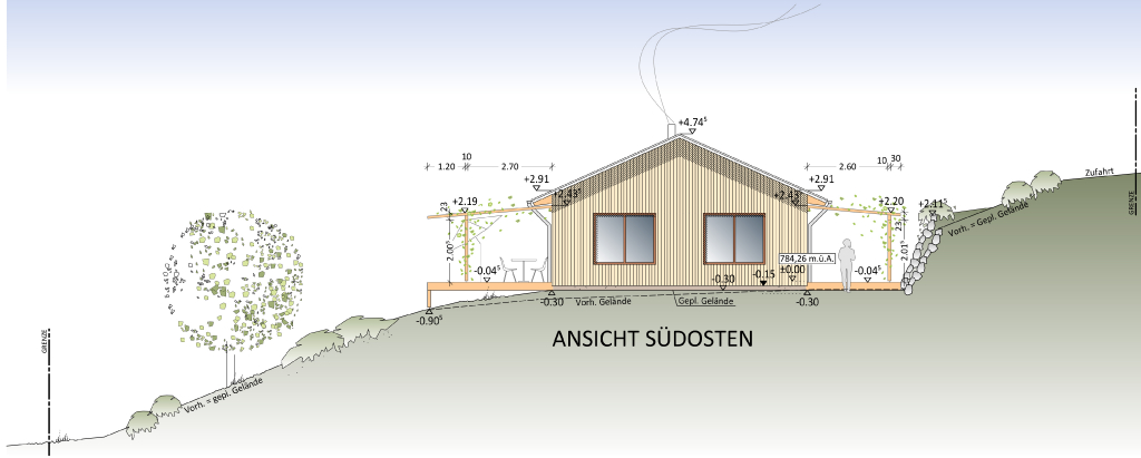 Schlafzimmer und Wohnzimmer im Nordosten