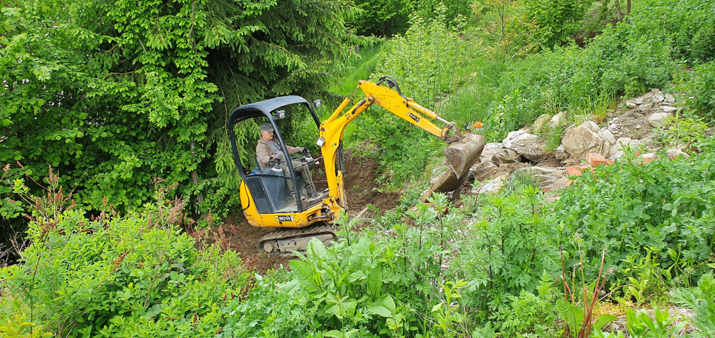 Natursteintreppen bauen. 