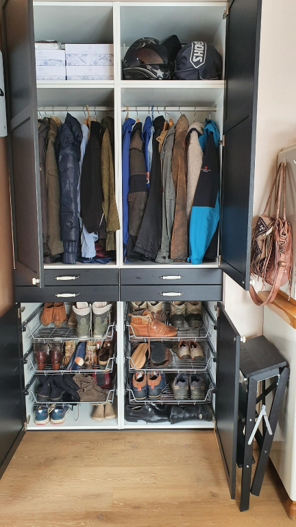 Garderobe fertig